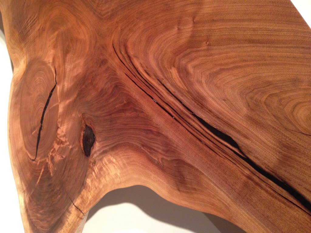 details of large slab walnut headboard Image of walnut grain detail in large slab lumber